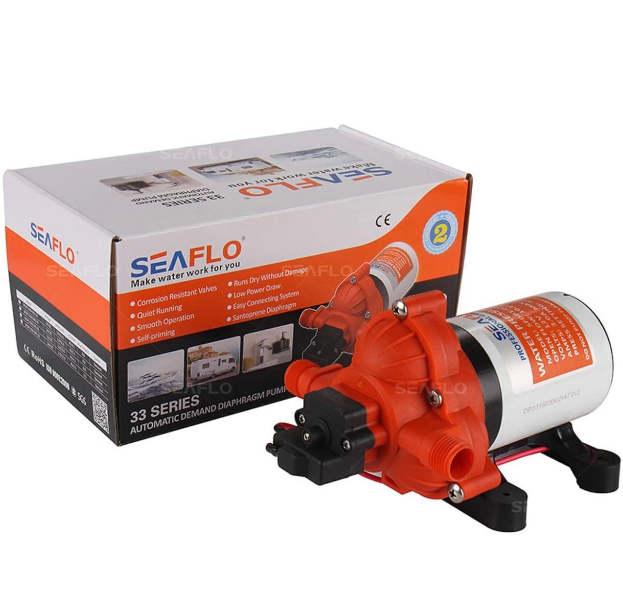 Surflow 33 Series Water Pump w/ Pressure Switch